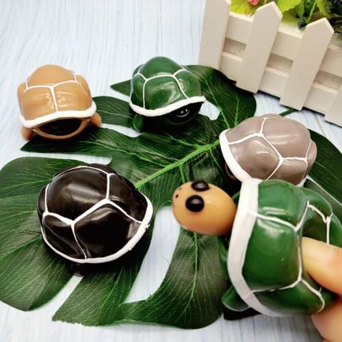 Turtle Shark Model Prank Squeeze Stress Relief Massage Decompression Interesting Funny Practical Multifunctional Toy Gift