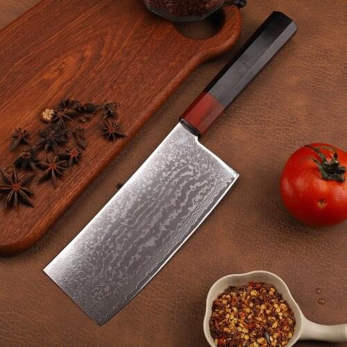 Damascus VG106.5 Inch Sandalwood Handle Chef Uses EDC For Cutting Meat And Vegetables Peeling Knife