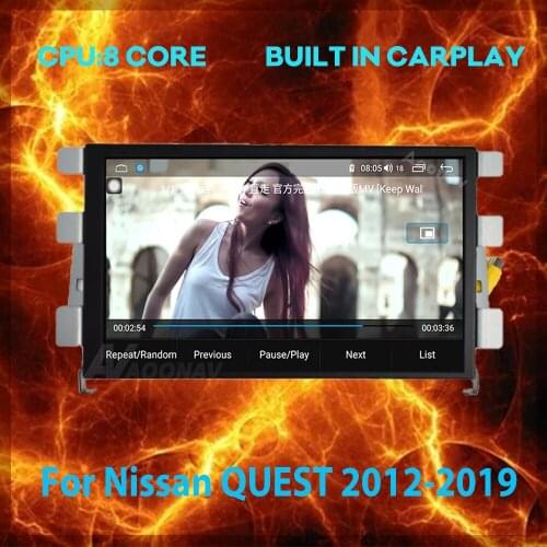 For Nissan Quest 2012-2019 2Din Android Car Stereo Gps Navigation System Tape Recorder Car Touch Screen Radio Multimedia Player