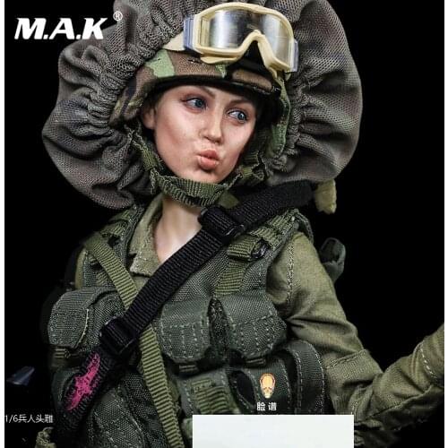 Facepool Figure 1/6 Female Head Sculpt with Expression FP-H-003 Model for 12'' Action Figures Body Accessory