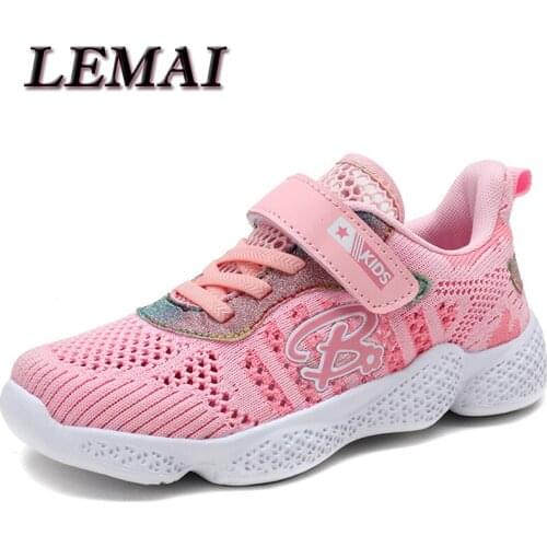 LEMAI Children Sneakers Breathable Mesh Summer Shoes For Girls Comfortable Running Sports Kids Shoes Girls Chaussure Enfant
