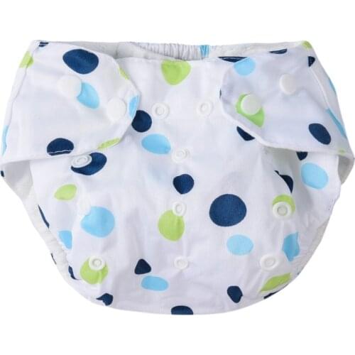 Newborn Baby Summer Diaper Waterproof Adjustable Cloth Diapers Pool Pant Diaper Cover Reusable Washable Baby Nappies 99