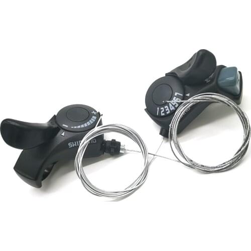 TOURNEY SIS SL-TX30 3x7 Speed Mountain Bike Shifting Lever Set 21S Thumb Shifter Plus Bicycle Parts