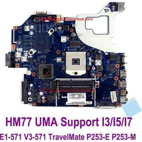 NBC0A11001 motherboard for Acer aspire E1-571 V3-571 TravelMate P253-E P253-M P253-MG LA-7912P /W HM77 chipset