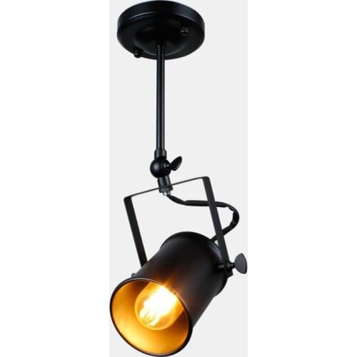 Nordic Industrial Iron Art Pendant Lights Bar Light Fixtures for Celling Cafe LED Light Lamp Shop Hanging Lamps E27 Pipe Erected