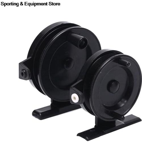NEW Plastic Ice Winter Fishing Reels For Fly Fishing Reverse Spinning Braking Gram Wheel Fishing Tackle Tools Spinning Reels