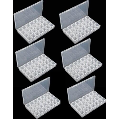 28 grid Dismountable diamond painting Accessories Diamond Embroidery Cases PP plastics Box Organizer Home Storage boxes