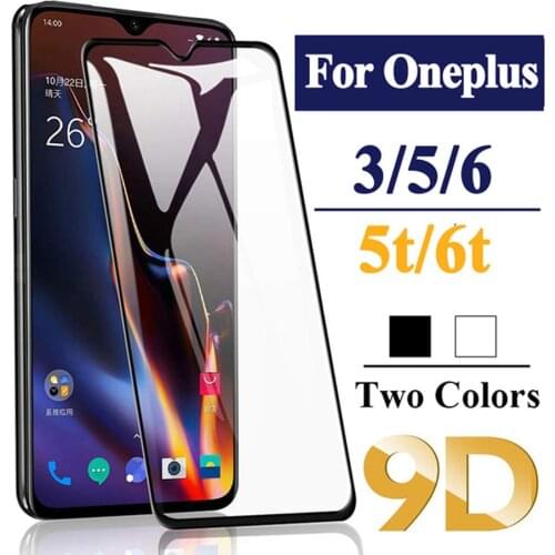 Full cover for oneplus 7 7T pro 6 6T tempered glass protective film for oneplus 5 5T phone screen protector smartphone on glass