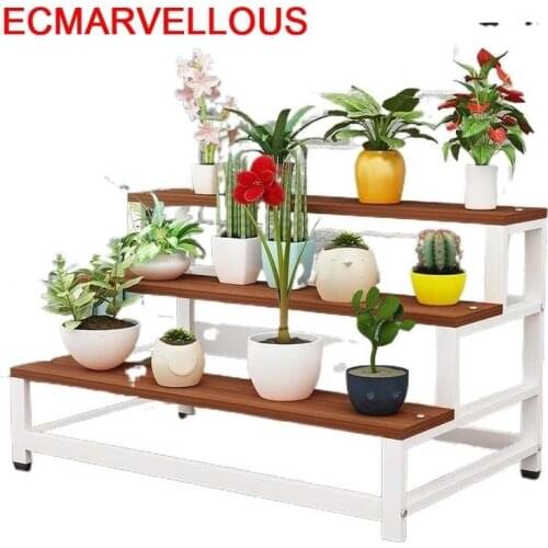 Indoor Table Soporte Interior Living Room Mueble Para Plantas For Ladder Balcony Shelf Dekoration Outdoor Flower Plant Stand