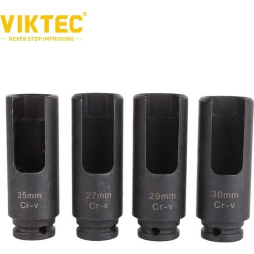 VIKTEC 4pc 1/2" Drive Diesel Injector Nozzle Sockets