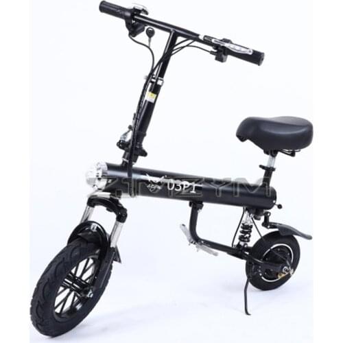 12 Inch Storage Battery Adult Lithium Battery 36V 9AH/13AH Electric Mini Folding Bicycle Moped E Bike 350W Free Shipping