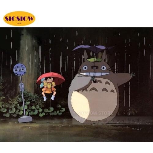 5D DIY Diamond Painting Cartoons My Neighbor Totoro Figure Full Round Square 3D Diamond Embroidery Cross Stitch Decor Room Home