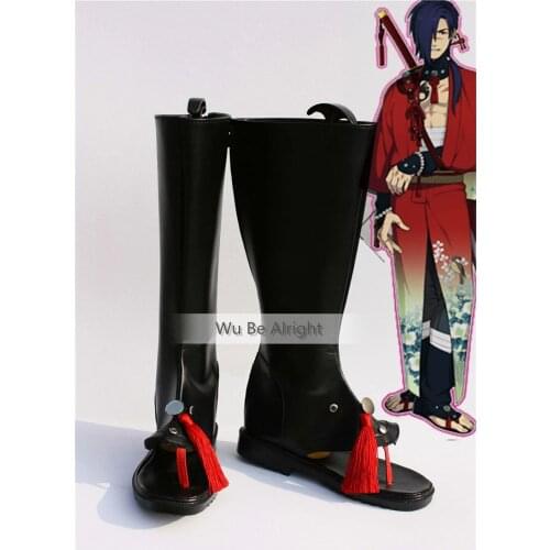 Anime Dramatical Murder Koujaku Cosplay Shoes Boots Halloween Carnival Party Accessories Customer Size Made