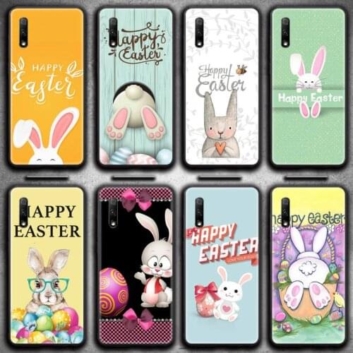 Lovely Easter Bunny Easter Eggs Phone Case for Huawei Honor 30 20 10 9 8 8x 8c v30 Lite view 7A pro