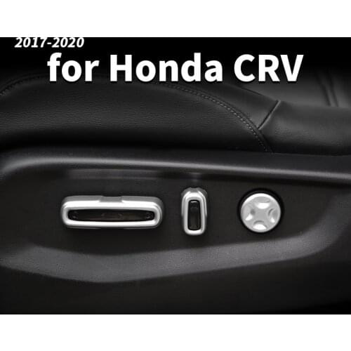 For Honda Crv CR-V 2017 2018 2020 Electric Seat Adjustment Decorative Stickers CRV Front Electric Seat Adjustment Button Modifie