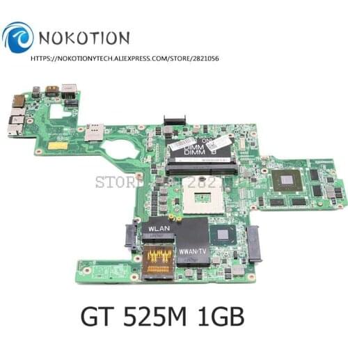Nokotion Laptop Motherboard DAGM6CMB8D0 CN-0C47NF 0C47NF For dell XPS 15 L502X Mainboard GT525M HM67 DDR3 Tested