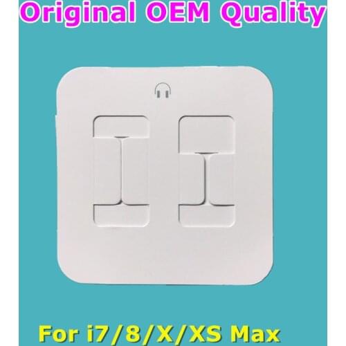 10pcs/lot Original Quality Wired Earphones With Microphone in ear Headphone For 8 7 Plus XR XS 11 Pro Max Headset fone de ouvido