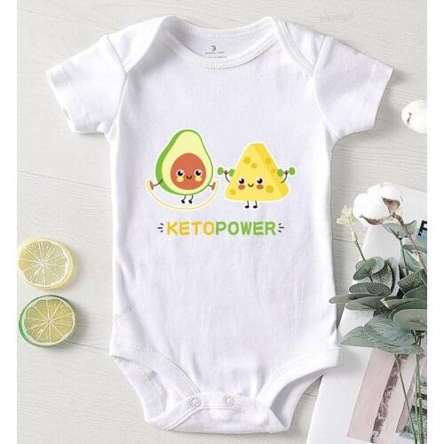 Fall Clothes for Toddler Girls Printed Avocado Clothes for Baby Born Long Sleeve Kids' Things Baby Boy Clothes Winter