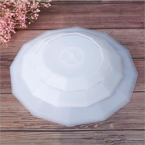 Transparent Silicone Mould Dried Flower Resin Decorative Craft DIY 3 layer fruit tray champagne rack Mold epoxy resin molds