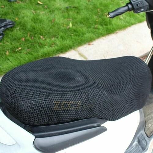 Net Motorcycle Seat Cover Mesh Black Accessories Replacement Protection
