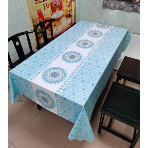 Mandala Tablecloth Tea Table Cloth Coffee Table Waterproof Cloth Wall Stove Rack Rectangular Wedding Banquet Home Decor