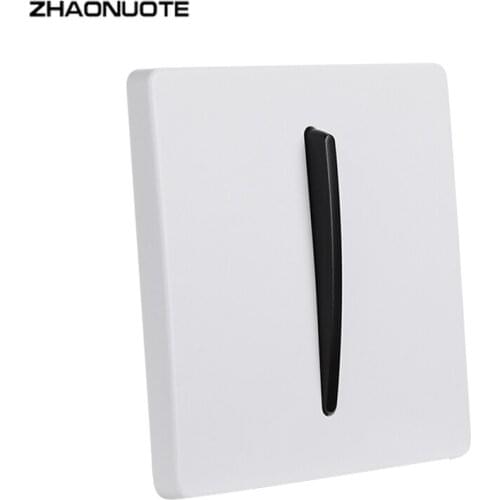 Home Improvement 86 Type White Wall Lamp Push Button Switch 1-4 Gang 2 Way Wall Light Switch 10A220V