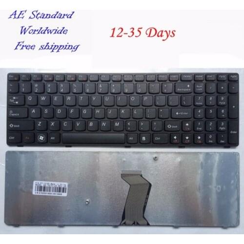 US Black New English Laptop keyboard For Lenovo y570 y570n y570i7 y570 Y570D