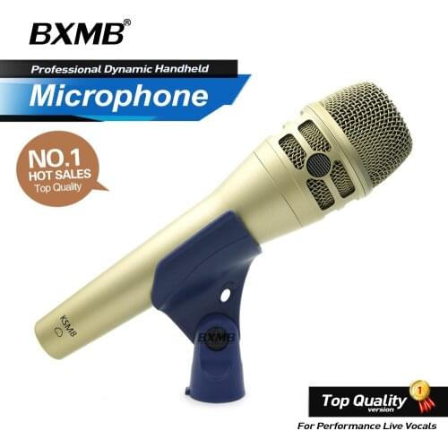 Top Quality Grade A Professional Super-Cardioid KSM8C Wired Microphone KSM8 Dynamic Handheld Mic for Karaoke Live Vocals Stage