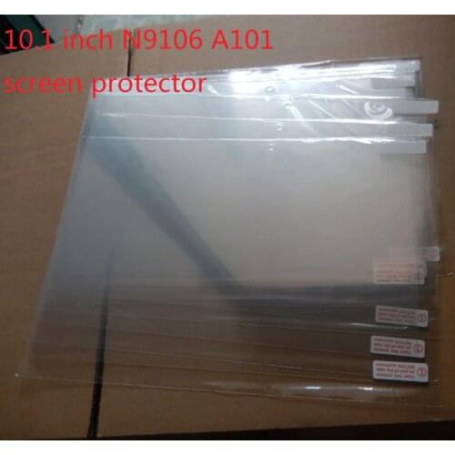 5pcs/lot tablet screen protector film for 10.1 inch 3G call tablet MT6882 MTK6572 MTK6582 N9106 A101 tablet