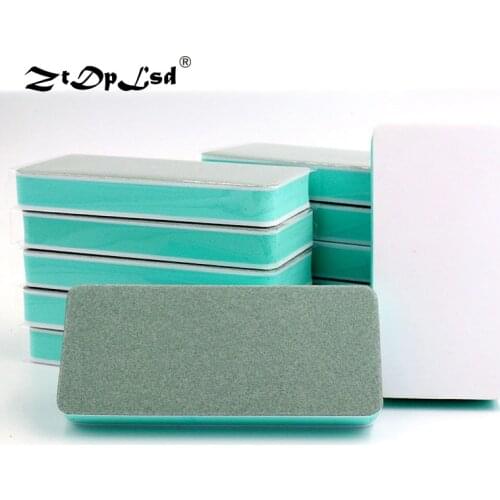 ZtDpLsd 1Pcs Double-sided Polishing Plate Walnut Block Strip Jade Instrument Play Gold Silver Jewelry Sandpaper Bar Pad Brush