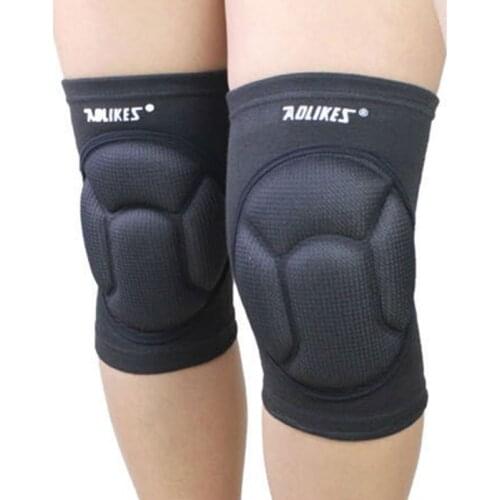1Pair Thickening Football Volleyball Extreme Sports knee pads brace support Protect Cycling Knee Protector Kneepad ginocchiere