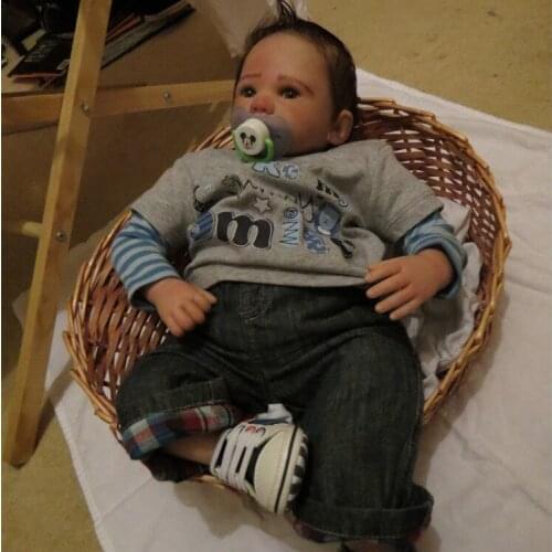 20inch DIY reborn baby doll Mould bebe Reborn Kit silicone newborn babies infant rebirth doll parts Prototype