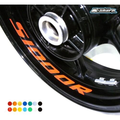 8 X CUSTOM INNER RIM DECALS WHEEL Reflective STICKERS STRIPES FIT BMW s1000r s1000 r S 1000R