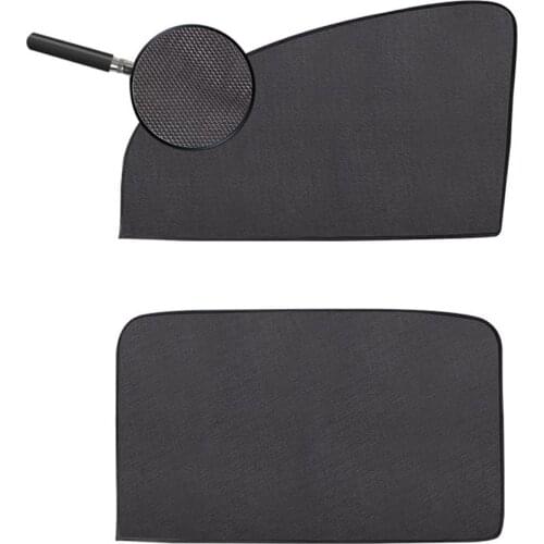 Car Summer Thickened Mesh Car Magnetic Curtain Sun Shade UV Protection Side Window Mesh Sun Visor Car Accessories