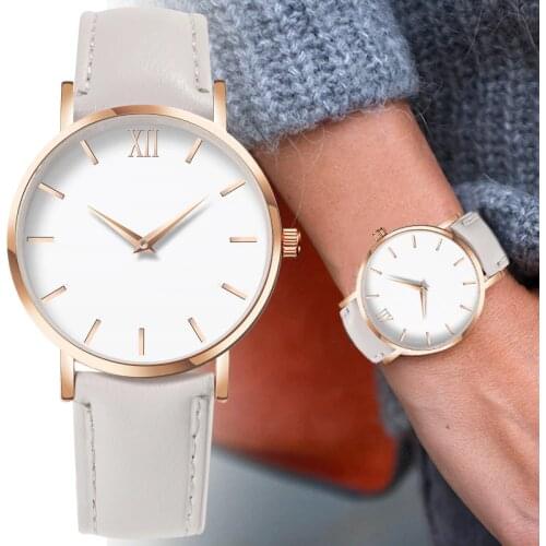 2020 fashion simple ladies watch ladies ladies casual leather quartz watch female clock watch simple ladies watch