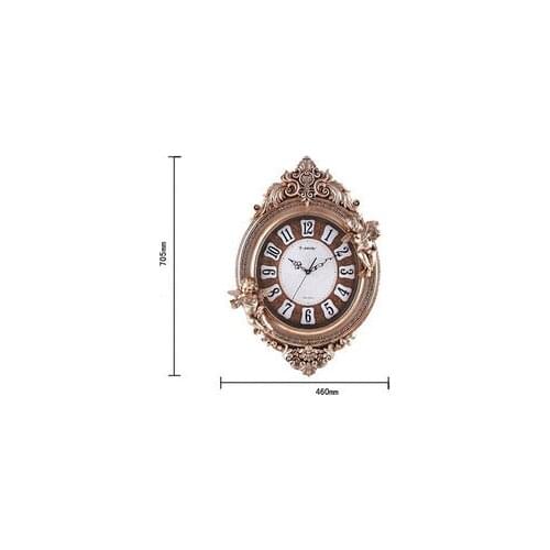 Decorative Clocks European Wall Mute Villa Living Room Hanging Clock Table Modern Minimalist Creative Wall Atmospheric Clock