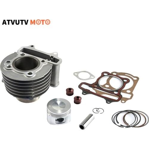 Motorcycle Engine 52.4mm Big Bore Cylinder Kit With Piston Kit For GY6 125cc 152QMI 1P52QMI Chinese Scooter Moped ATV Go-Kart