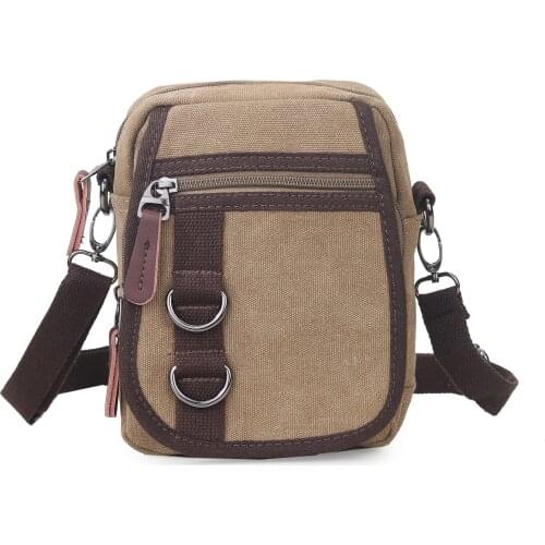 Men Canvas Shoulder Bags Casual Tote Fashion Portable Outdoor Computer Bag Casual Trend Messenger Bags