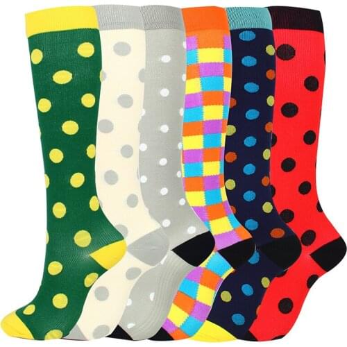Men Women Compression Socks Fit For Sports Anti Fatigue Pain Relief High Stockings Compression Socks For Swelling,Running,Edema