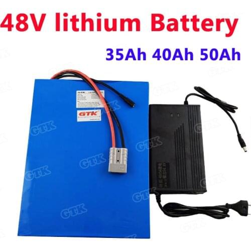 48V 35Ah 40Ah 50Ah li ion battery pack with BMS for powerwall EV power supply solar energy storage power tools+charger