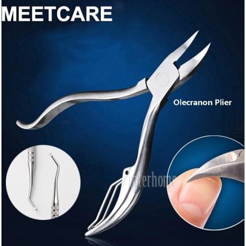 2 in 1 Manicure Set Nail Finger Toe Pedicure Foot Care Tools Nipper Clipper Death Skin Dirt Remover & Paronychia Podiatry Tool