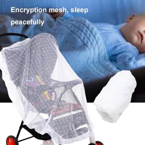 Mosquito Net Eco-friendly High Density Polyester Baby Crib Cart Full Cover Mosquito Mesh Dorm Breathable Insect Repellent Tent