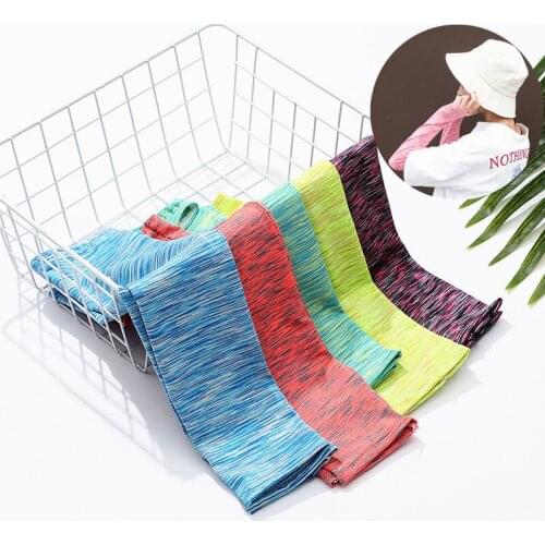 2020 New Running Arm Sleeves Breathable Quick Dry UV Protection Sport Elbow Pad Fitness Armguards Outdoor Cycling Arm Warmers