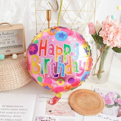 New childrens toys, aluminum balloons birthday party decoration heart Ball shaped balloon