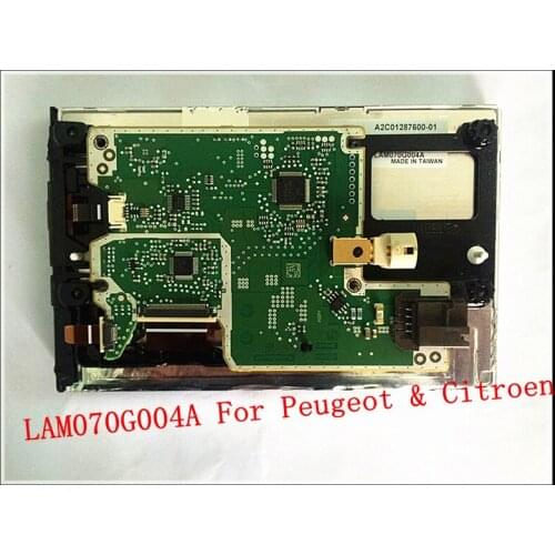 New Original Car DVD Navigation LCD Modules TJ05150110207733 / LAM070G004A LCD Display For Peugeot & Citroen