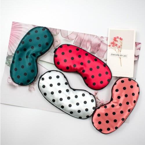 Sleeping Eye Cover Spot Dream Night Silk Sleep Mask For Eyes Bandage Traveling Fashion Blindfold Health Eyepatches Relax Nap