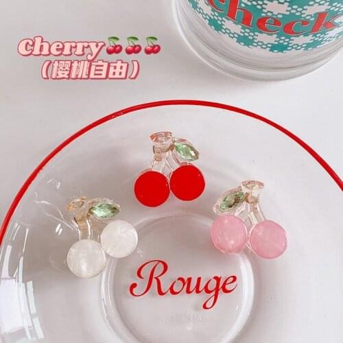 Net red ins wind cute fruit small catch Korean sweet bangs clip girl heart hairpin children adult headdress