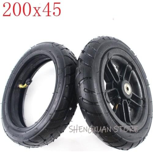 200*45 tyre Electric scooter refitting parts 8 inch 200x45 pneumatic inner and outer tyres 8x1/4 inch inner and outer tyres