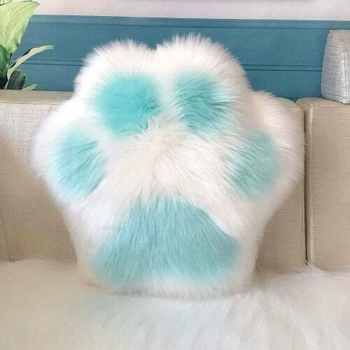 INS Cute Cat Paw Pillow Kawaii Panda Paw Cushion Sofa Car Home Decor Soft Plush Stuffed Toy Birthday Gift for Friends Kids