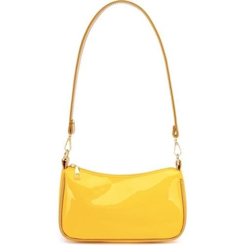 Womens Vintage Shoulder Bag Luxury PU Small Underarm Bags For Woman 2021 Fashion Subaxillary Bags Style Handbag